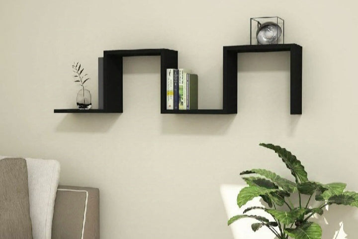 L Shaped Liven Walls (Set Of 4), Wall Decoration Shelves